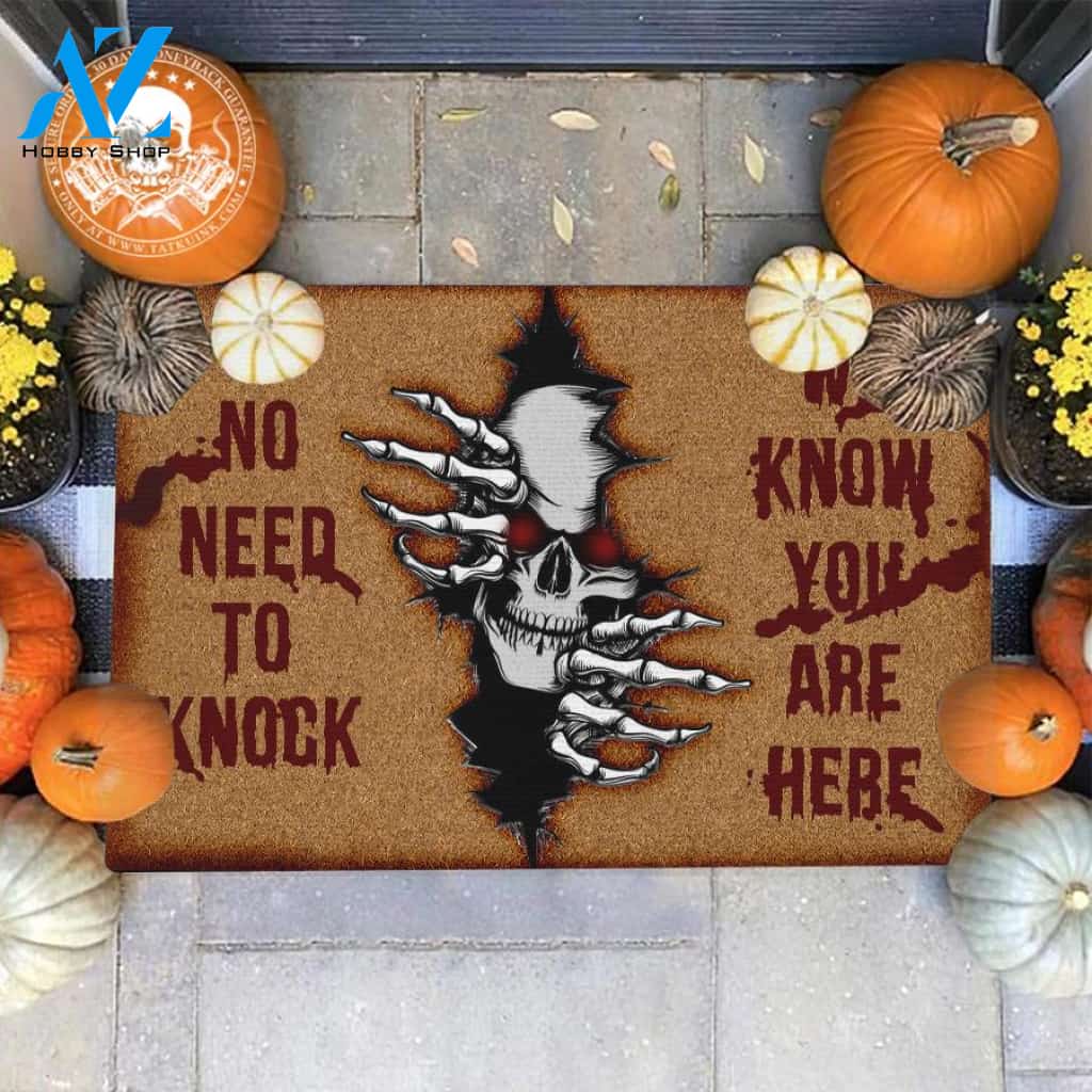 Ghost Inside No Need To Knock Skull Doormat