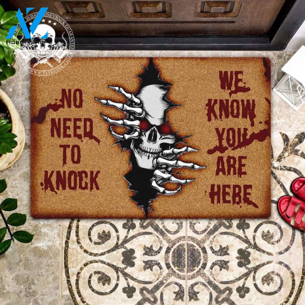 Ghost Inside No Need To Knock Skull Doormat