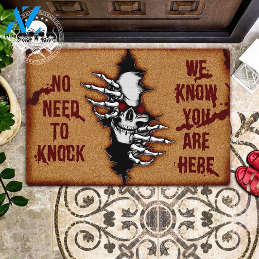 Ghost Inside No Need To Knock Skull Doormat