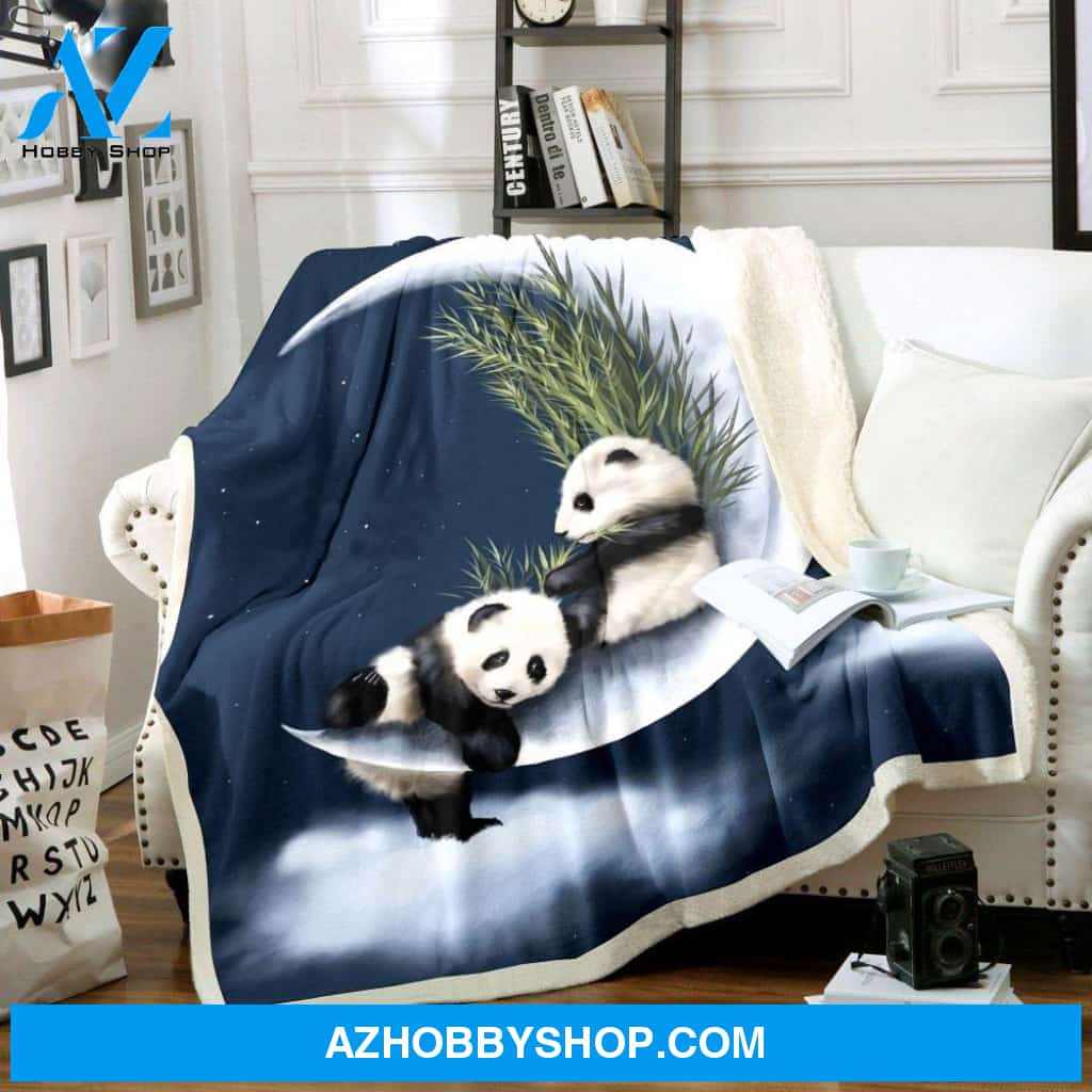 Giant Panda Fleece Blanket Kids Gift Ideas