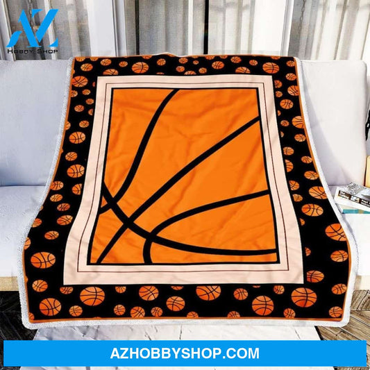 Gift for Basketball Lover Fleece Blanket