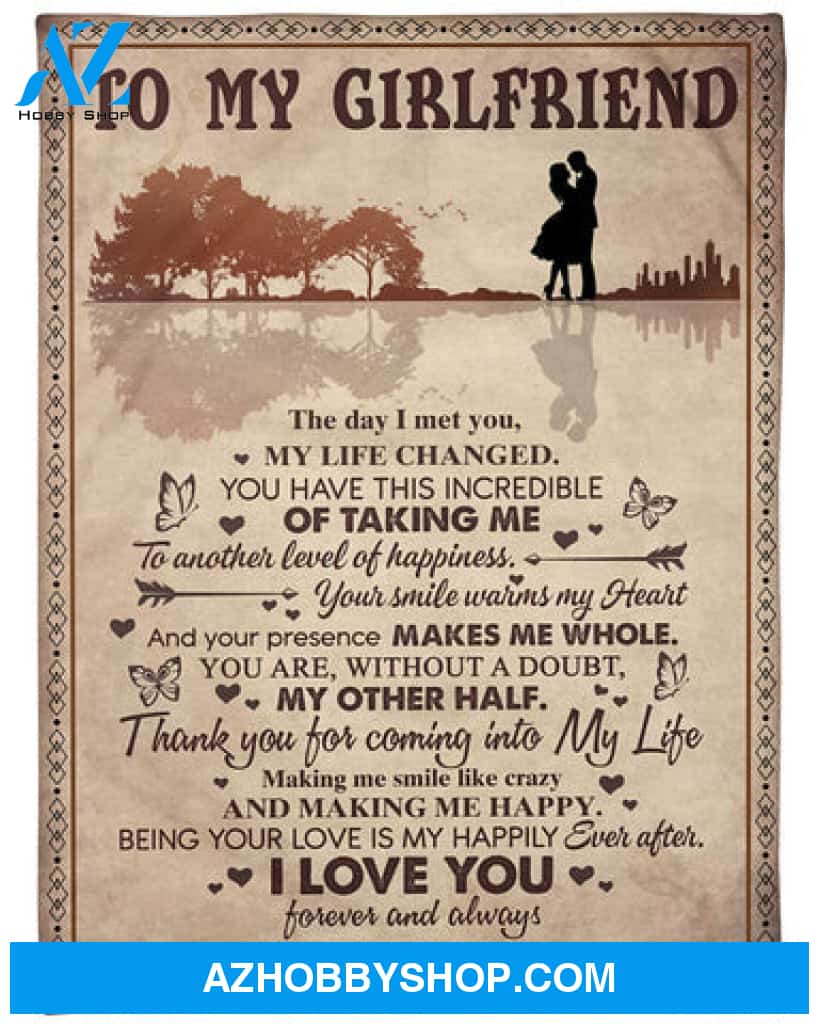 Gift For Boyfriend Blanket, To My Girlfriend I Love You So Much Guitar - Love From Boyfriend