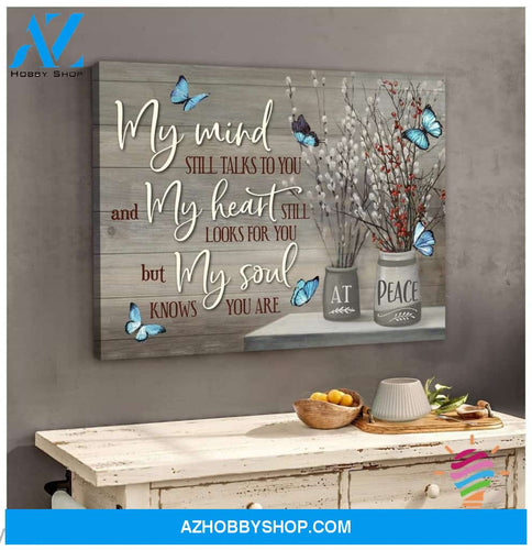 Gift For Butterfly Lover My Mind Butterfly Wall Art Canvas