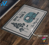 Gift For Camper Home Is Where Custom Happy Camper Doormat LH Gift For Camping Lover Camping Doormat Gift For Family Memorial Keepsakes