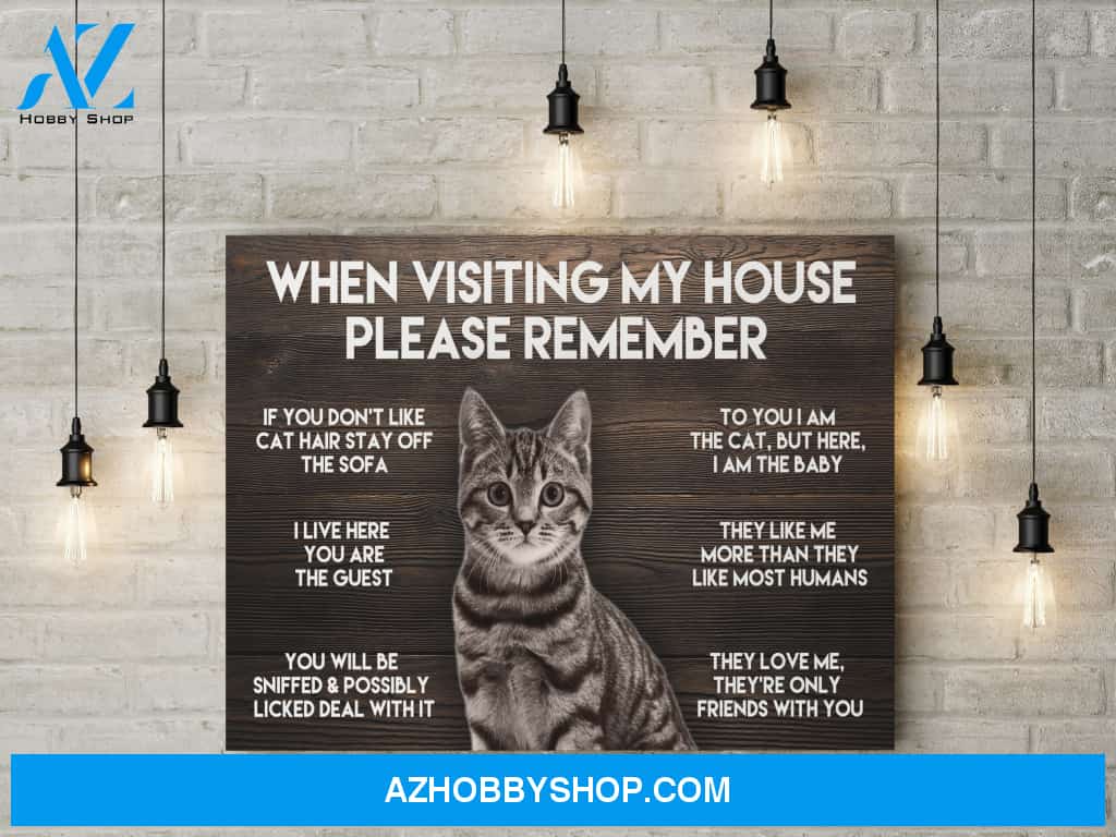Gift for cat lover - Custom cat photo - Personalized Canvas Canvas