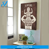 Gift For Dad From Son The Legend Dad Canvas