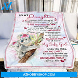 Gift for Daughter Blanket, Mom To Daughter I Believe In You Koala