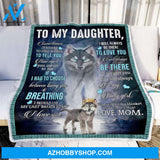 Gift for Daughter Blanket, To My Daughter Sometimes It's Hard To Find Words To Tell You