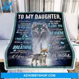 Gift for Daughter Blanket, To My Daughter Sometimes It's Hard To Find Words To Tell You