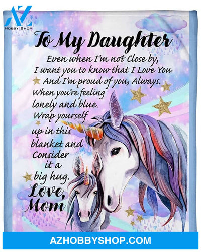 Gift For Daughter Premium Fleece Blanket