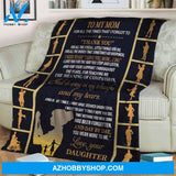 Gift For Father Blanket, Nurse Mom I Love You, Mom... I Do