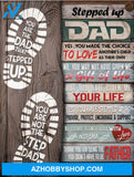 Gift For Father Blanket, Stepdad Blanket From Stepdaughter Full Size Blanket Stepped Up Dad Yes You Made The Choice