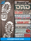 Gift For Father Blanket, Stepdad Blanket From Stepdaughter Full Size Blanket Stepped Up Dad Yes You Made The Choice