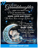 Gift For Granddaughter Blanket, Blanketify When You Need A Hug Hold This Blanket Tight Gift for Granddaughter From Grandma