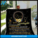 Gift For Granddaughter Blanket, To My Granddaughter Always Remember How Much I love You - Love From Nana