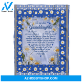 Gift For Granddaughter Blanket, To My Granddaughter I Love You