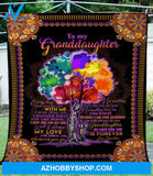 Gift For Granddaughter Blanket, To My Granddaughter, My Love For You Is Forever