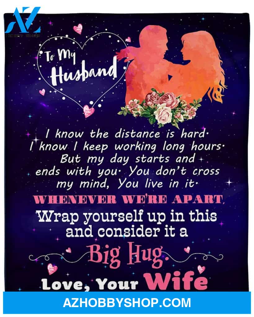 Gift For Husband Premium Fleece Blanket