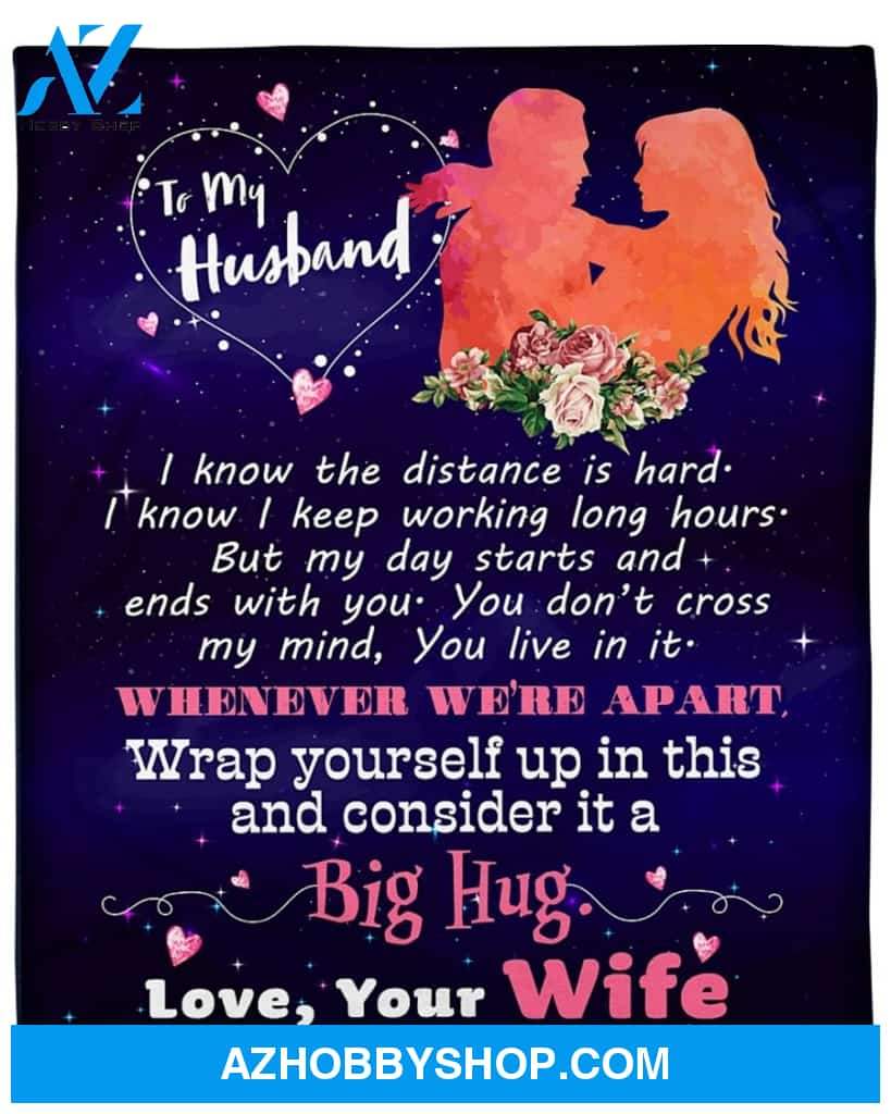 Gift For Husband Premium Fleece Blanket