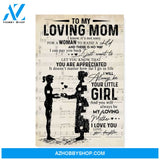 Gift for Mom from daughter Mom and daughter gift Sheet Music Canvas