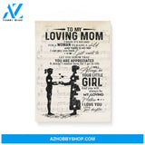 Gift for Mom from daughter Mom and daughter gift Sheet Music Canvas