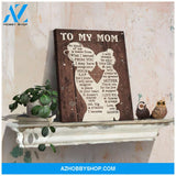 Gift For Mom From Daughter I Learned Canvas