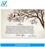 Gift For Mom From Daughter I Was Raised By You Poster