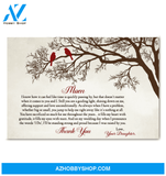 Gift For Mom From Daughter I Was Raised By You Poster