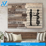 Gift For Mom From Son Song In My Heart Canvas