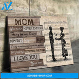 Gift For Mom From Son Song In My Heart Canvas