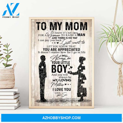 Gift For Mom It's Not Easy Vertical Poster