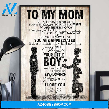 Gift For Mom It's Not Easy Vertical Poster