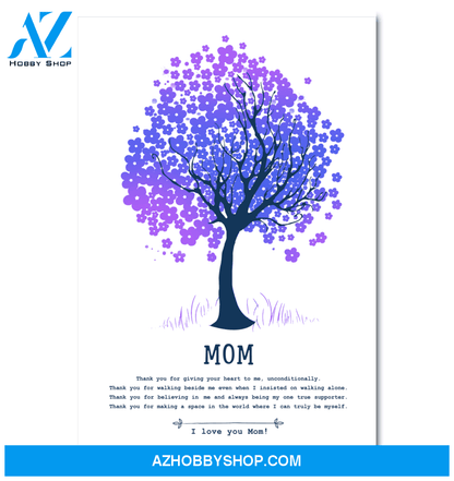 Gift For Mom Thank You For Giving Your Heart To Me Poster