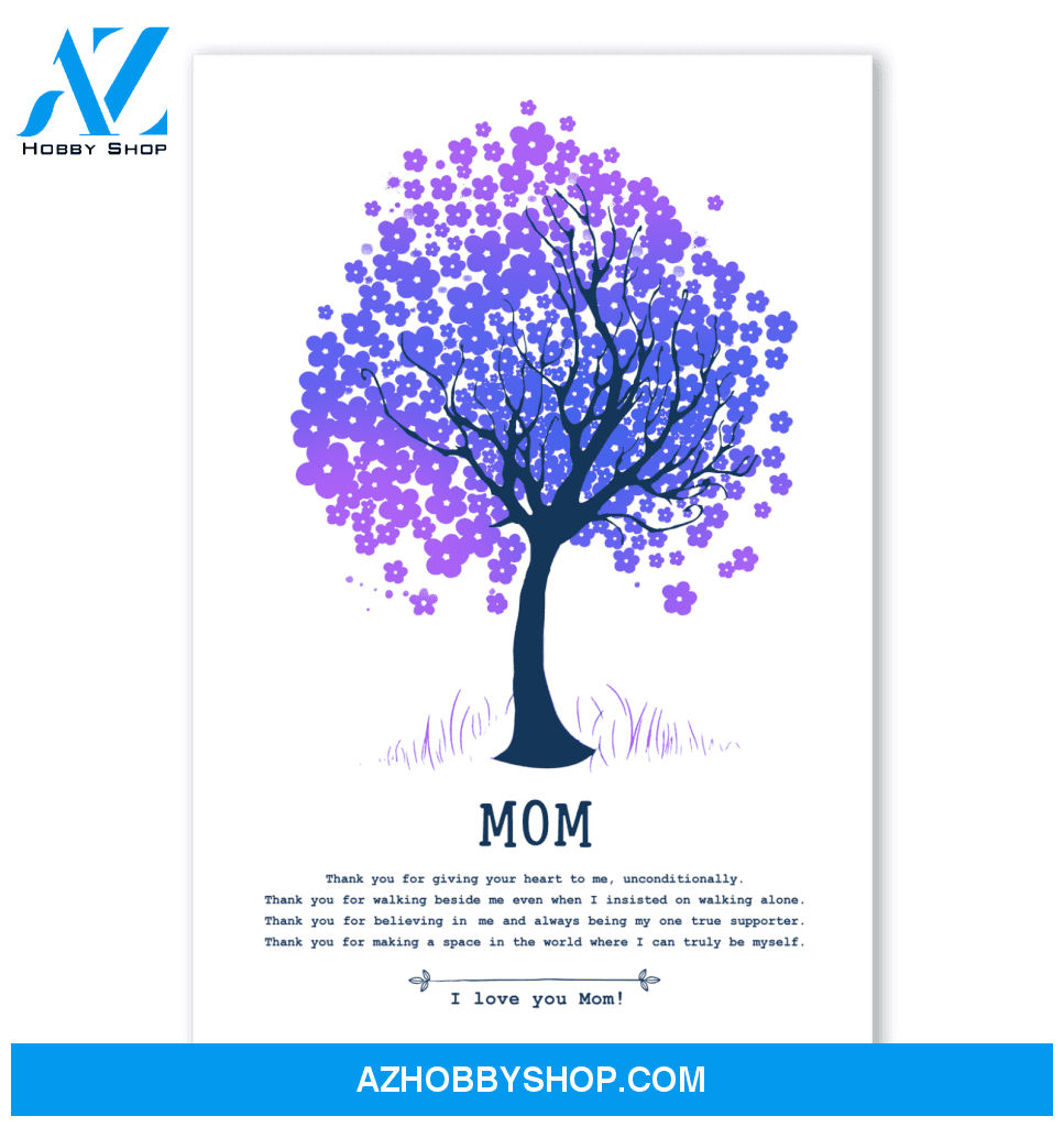 Gift For Mom Thank You For Giving Your Heart To Me Poster