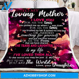Gift For Mother Blanket, Butterfly To My Loving Mother I Love You For All The Times - Love From Daughter