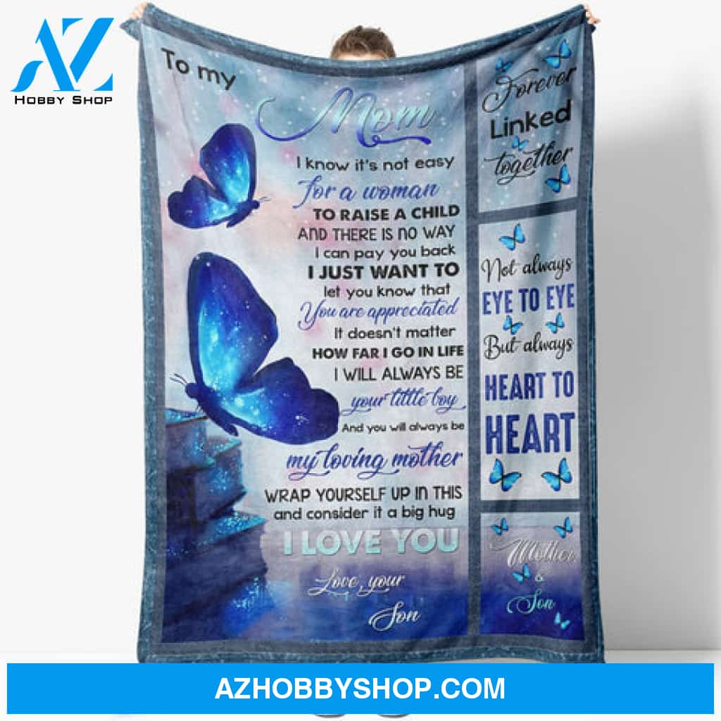 Gift For Mother Blanket, Forever Linked Together Fleece Blanket