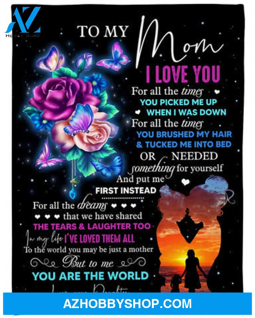 Gift For Mother Blanket, I Love You For All The Times Fleece Blanket
