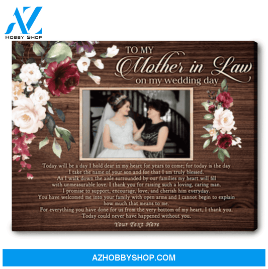 Gift For Mother In Law On Wedding Day Mother Of The Groom Gift From Bride