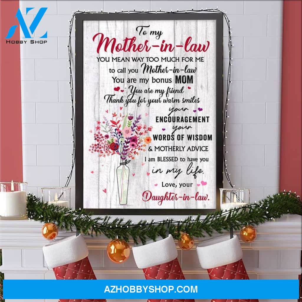 Gift For Mother-in-law You Are My Friend Vertical Poster