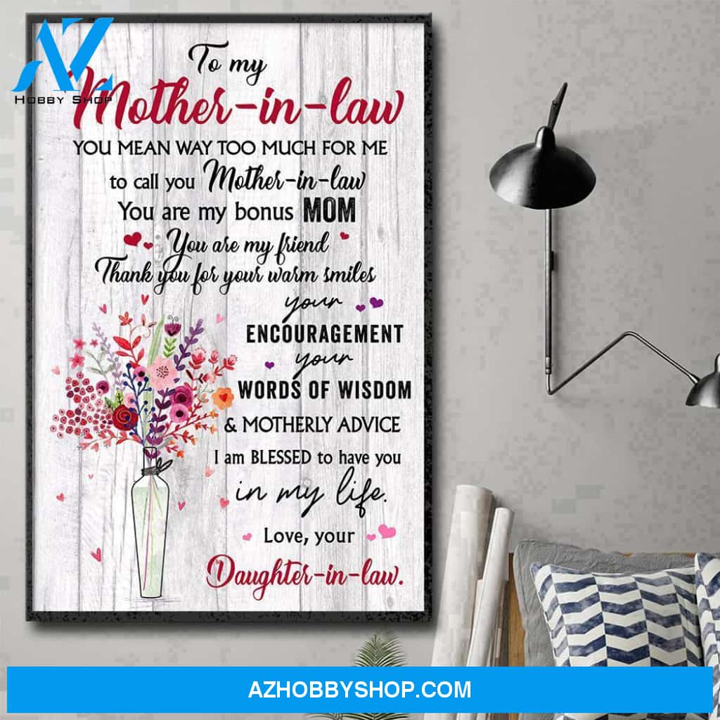 Gift For Mother-in-law You Are My Friend Vertical Poster