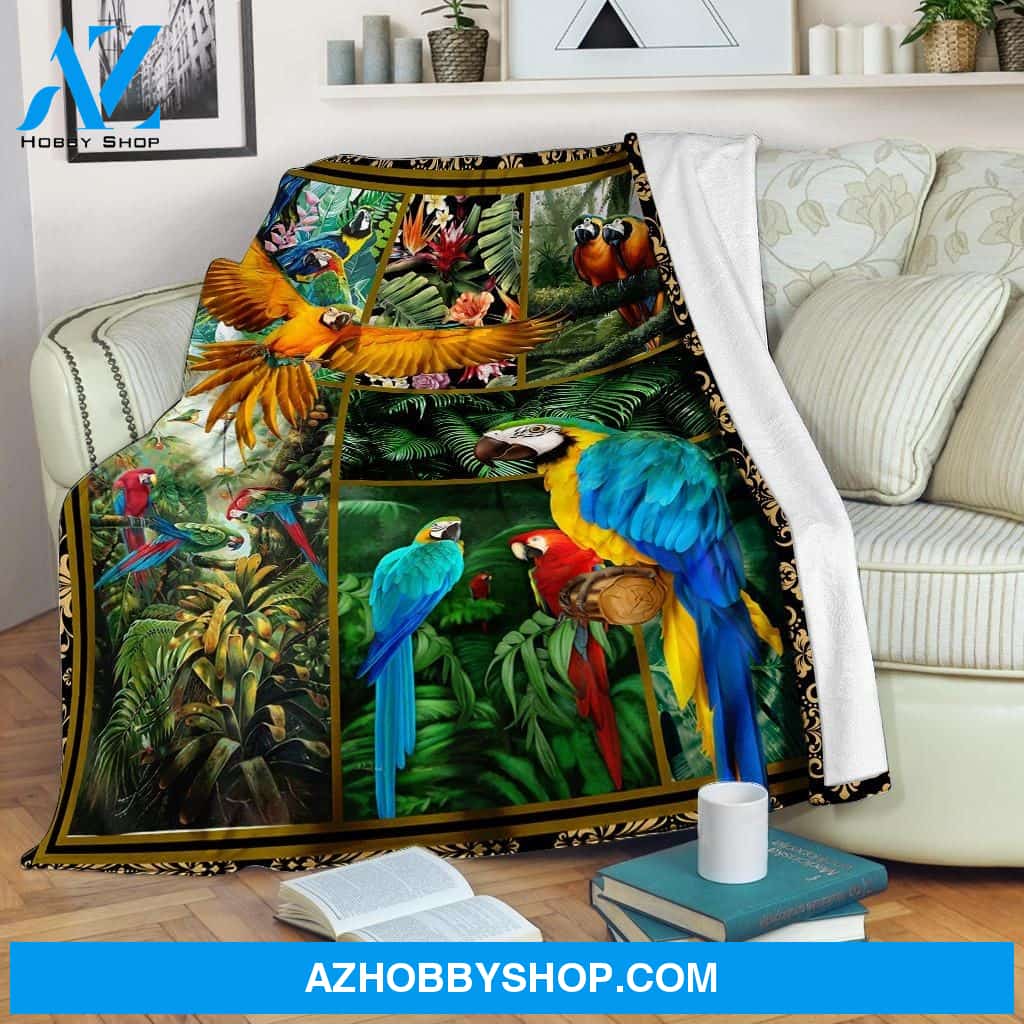 Gift For Parrots Lover Fleece Blanket