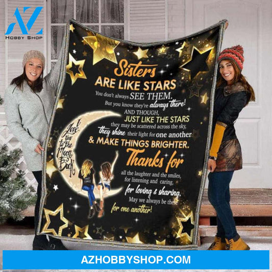 Gift For Sister Blanket, To My Sister Thanks For You All The laughter And The Smiles For Listening