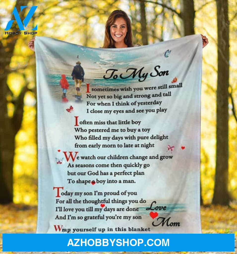 Gift For Son Blanket, To My Son Love Mom