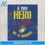 Gift for wife of Marine, Deployment gift, Marine Wife gift, Marine Gift