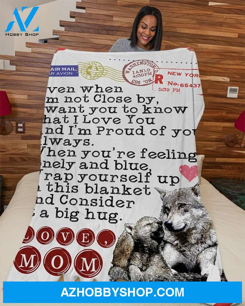 Gift From Mom Fleece Blanket