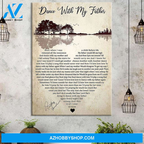 Gifts For Fathers Dad Prints Wall Art Dance With My Father Poster Wall
