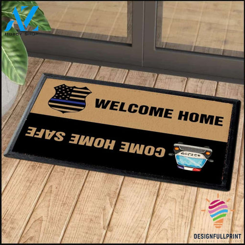 Gifts for Police Officers Police Doormat LH