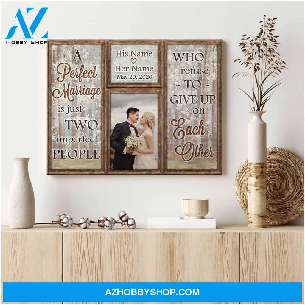 Personalized Gifts Wedding Anniversary Gifts Photo Gifts Window A Perfect Marriage Wall Art Decor