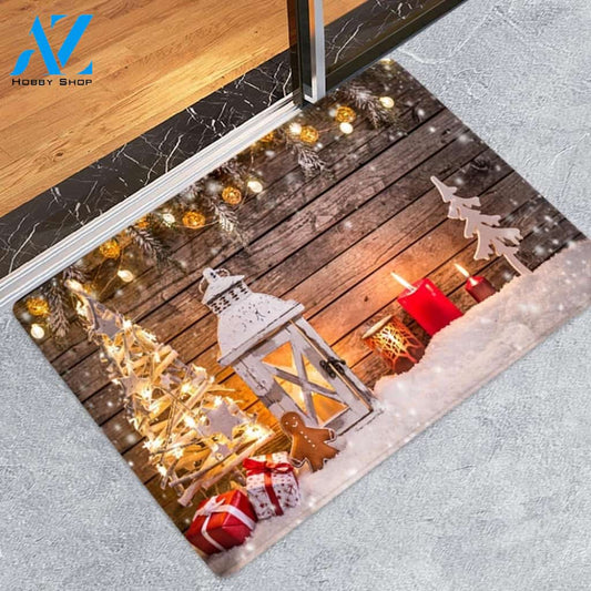 Gingerman Merry Christmas Welcome Doormat Indoor And Outdoor Mat Entrance Rug Sweet Home Decor Housewarming Gift Gift Friend Family Christmas Holiday