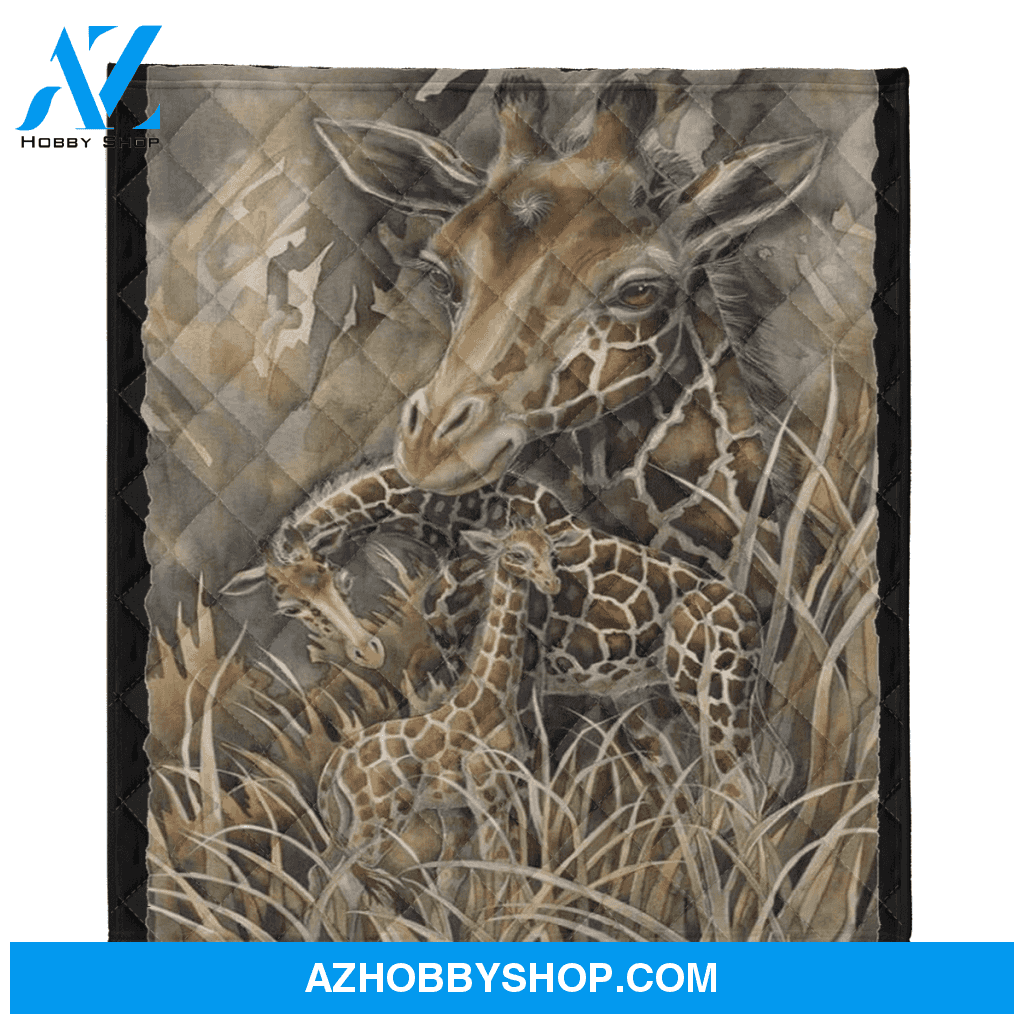 Giraffe Blanket, Gift For Giraffe Lovers